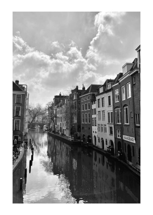 Oude Gracht II – Utrecht Fotografie Poster
