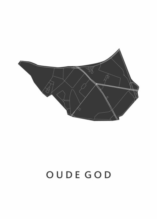 Oude God Wijkkaart ? Poster