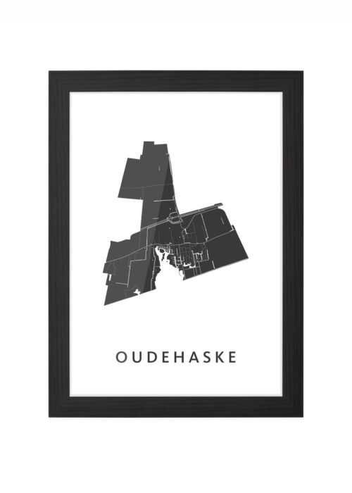Oudehaske Ingelijst in Zwart lijst Kopen | Kunst in Kaart