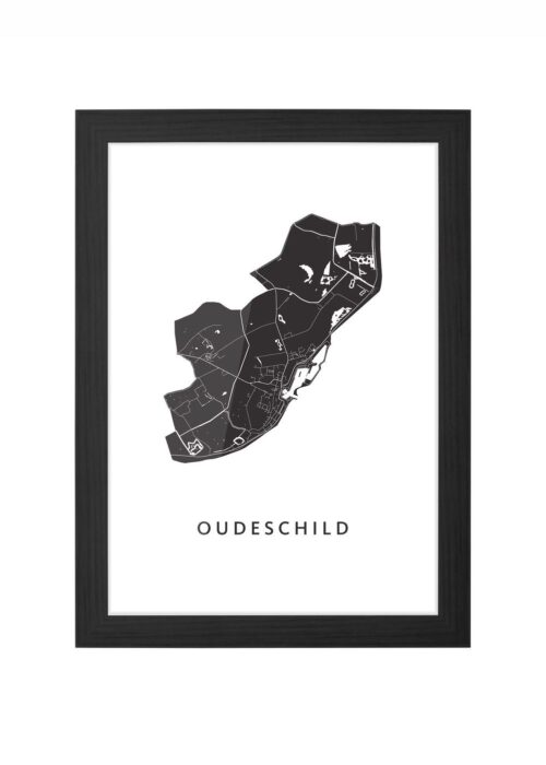 Oudeschild Ingelijst in Zwart lijst Kopen | Kunst in Kaart