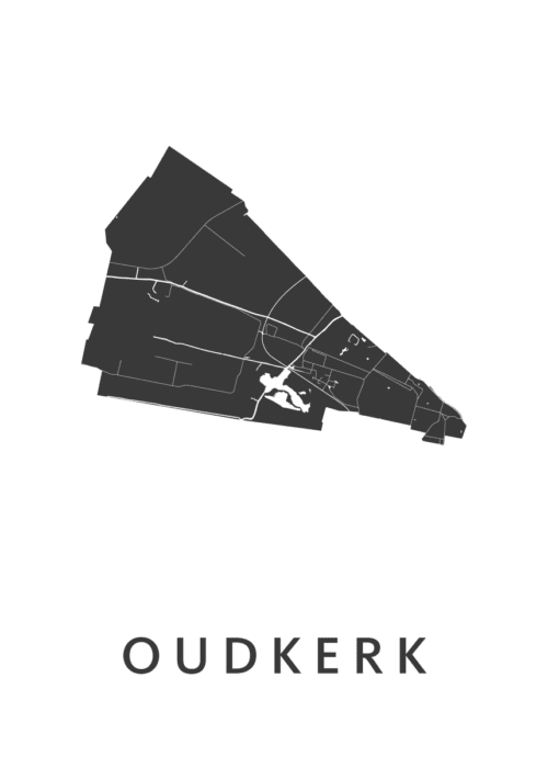 Oudkerk Stadskaart Poster Kopen