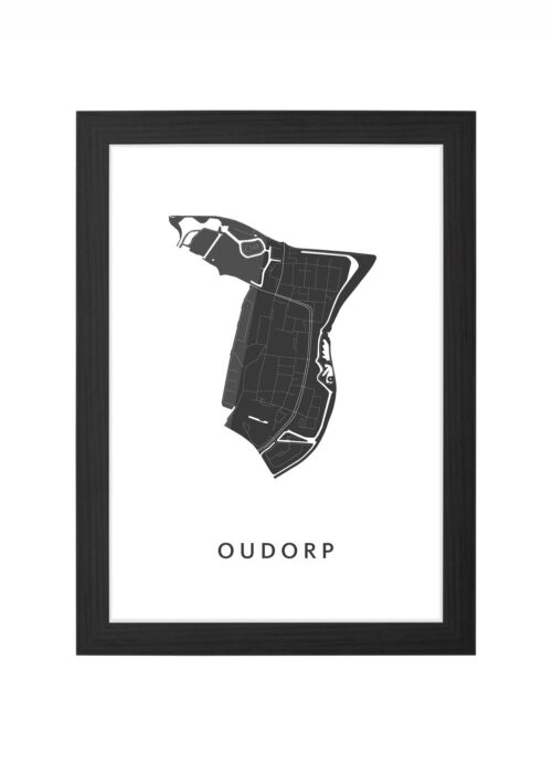 Oudorp Ingelijst in Zwart lijst Kopen | Kunst in Kaart