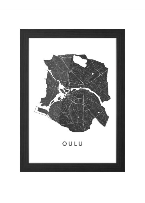 Oulu Ingelijst in Zwart lijst Kopen | Kunst in Kaart