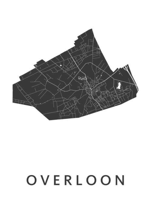 Overloon Stadskaart Poster Kopen