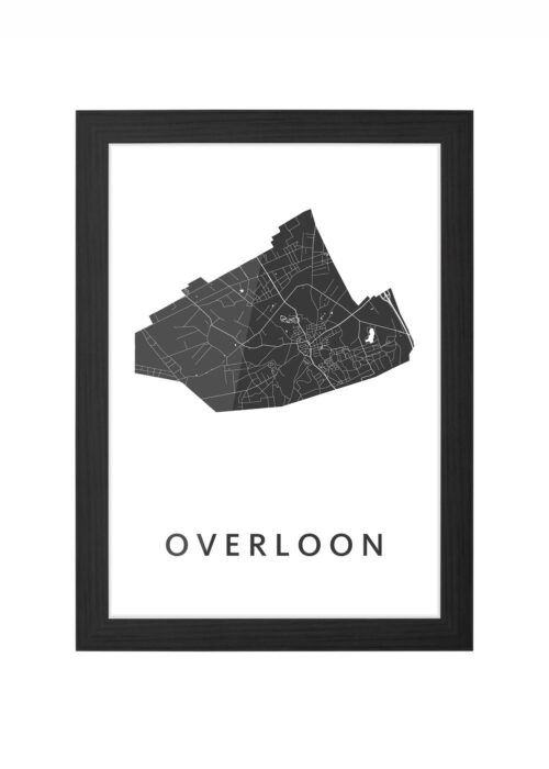 Overloon Ingelijst in Zwart lijst Kopen | Kunst in Kaart