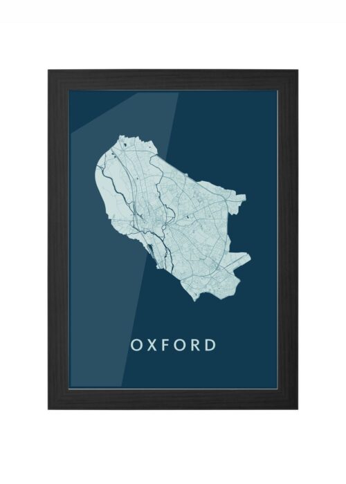 Oxford Feldgrau Ingelijst in Zwart lijst Kopen | Kunst in Kaart