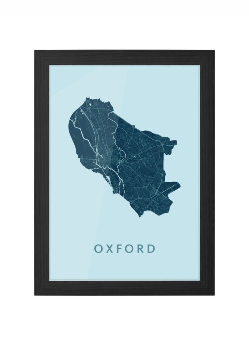 Oxford Mint Ingelijst in Zwart lijst Kopen | Kunst in Kaart