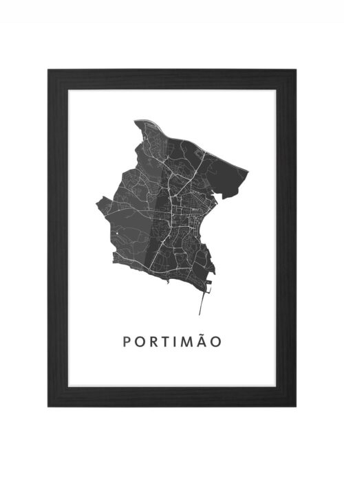 Portimão Stadskaart Poster Kopen