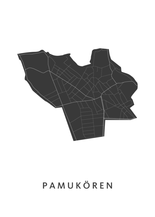 Pamukören Kaart Poster