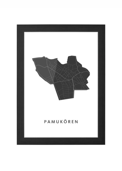 Pamukören Ingelijst in Zwart lijst Kopen | Kunst in Kaart