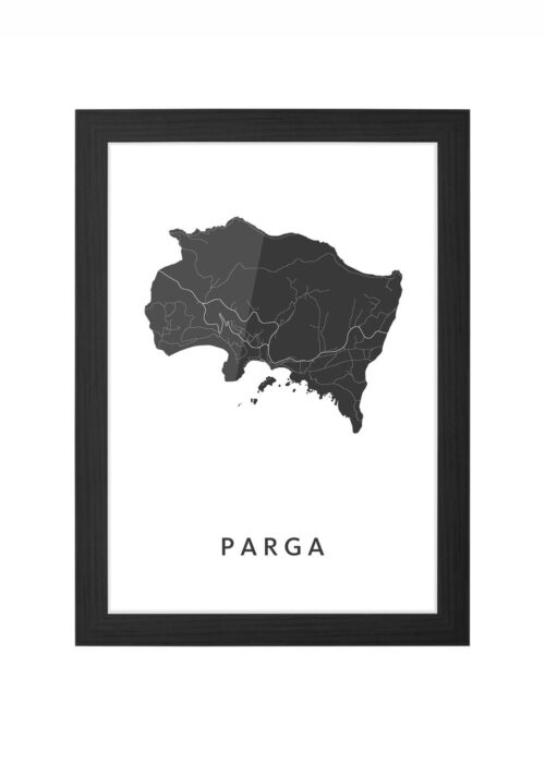 Parga Ingelijst in Zwart lijst Kopen | Kunst in Kaart