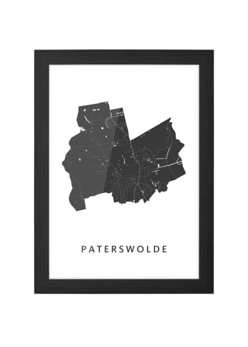 Paterswolde Ingelijst in Zwart lijst Kopen | Kunst in Kaart