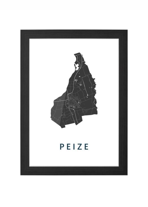 Peize Ingelijst in Zwart lijst Kopen | Kunst in Kaart