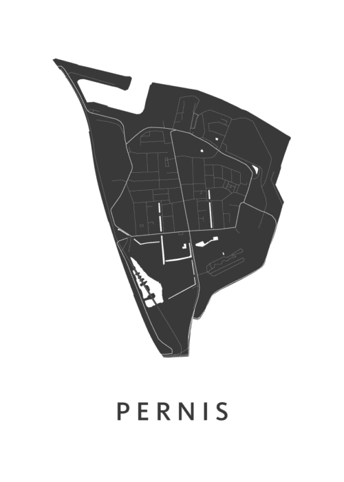Pernis Stadskaart Poster Kopen