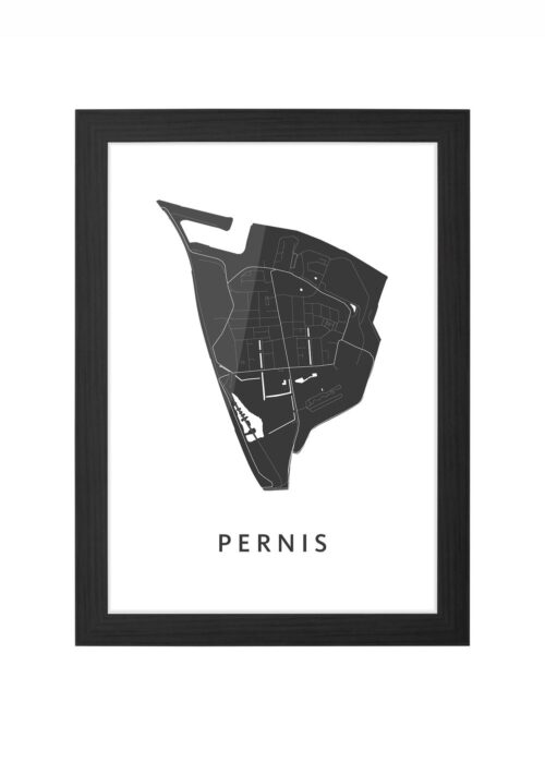 Pernis Ingelijst in Zwart lijst Kopen | Kunst in Kaart