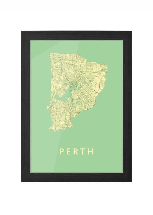 Perth Spring Ingelijst in Zwart lijst Kopen | Kunst in Kaart