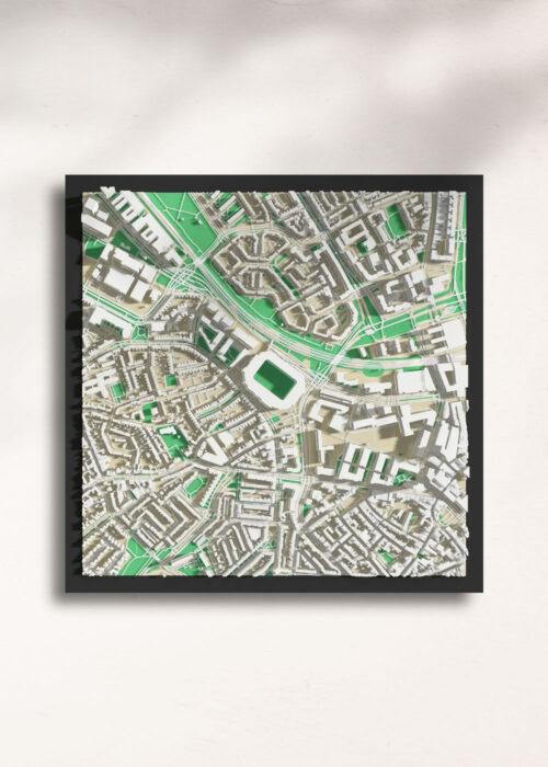 3D Stadskaart - Eindhoven - Philips Stadion