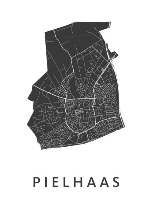 Pielhaas Carnaval Stadskaart Poster Kopen