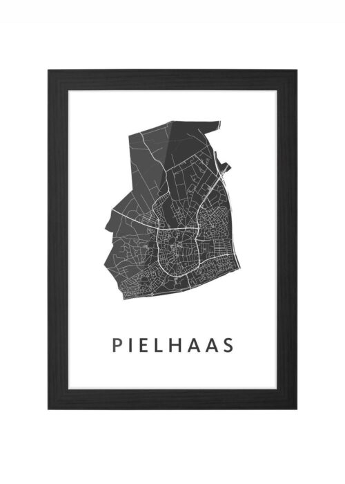 Pielhaas Carnaval Ingelijst in Zwart lijst Kopen | Kunst in Kaart