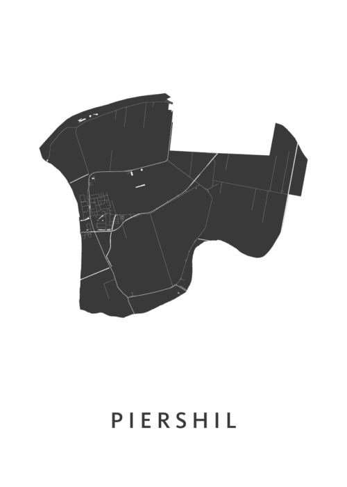 Piershil Kaart Poster
