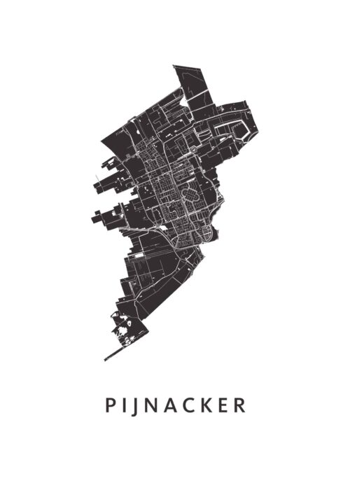 Pijnacker Kaart Poster