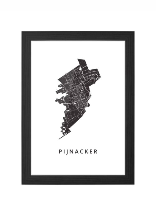 Pijnacker Ingelijst in Zwart lijst Kopen | Kunst in Kaart