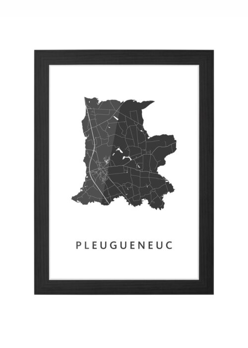 Pleugueneuc White Ingelijst in Zwart lijst Kopen | Kunst in Kaart