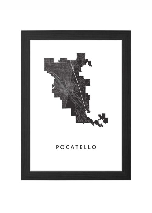 Pocatello Ingelijst in Zwart lijst Kopen | Kunst in Kaart