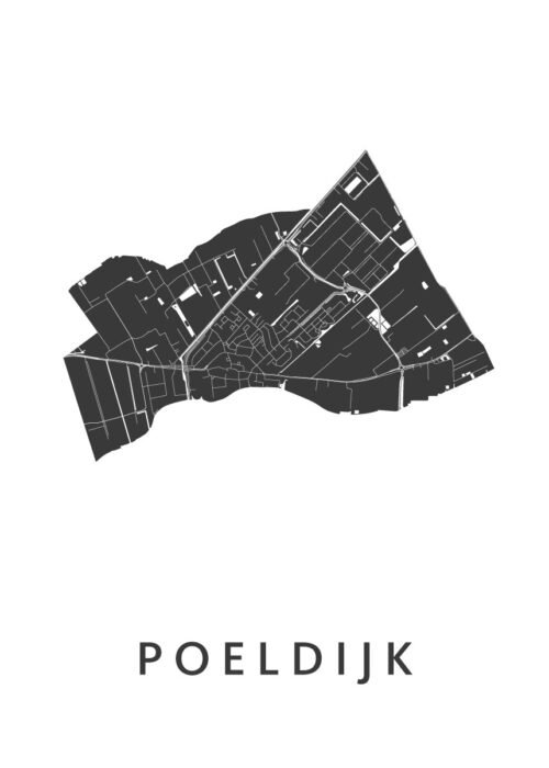 Poeldijk Kaart Poster