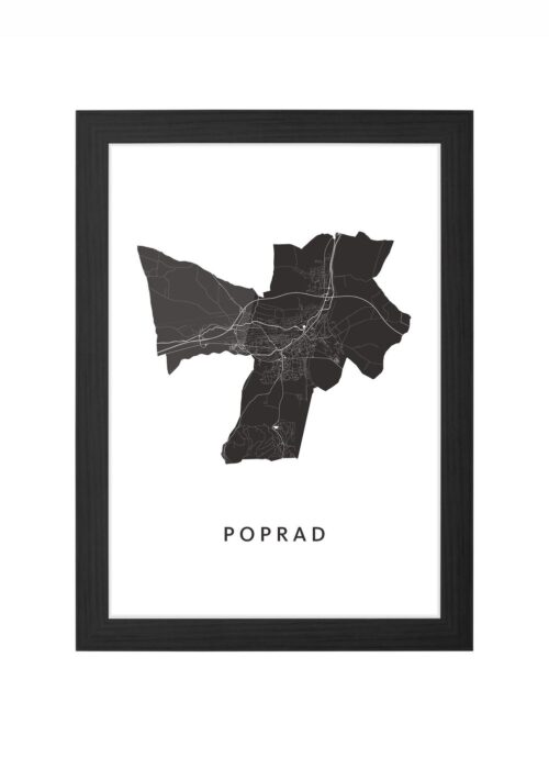 Poprad Ingelijst in Zwart lijst Kopen | Kunst in Kaart
