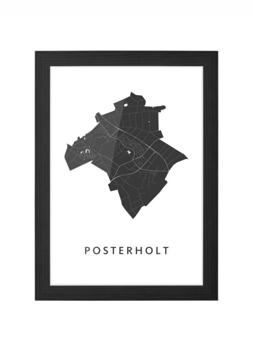 Posterholt Ingelijst in Zwart lijst Kopen | Kunst in Kaart