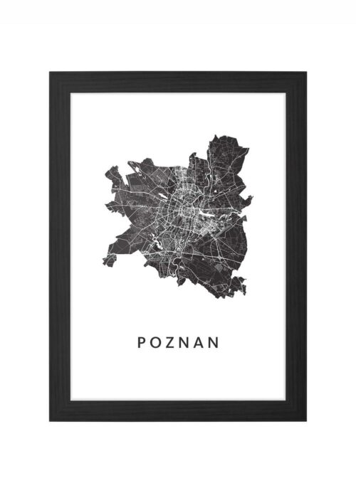Poznan Ingelijst in Zwart lijst Kopen | Kunst in Kaart
