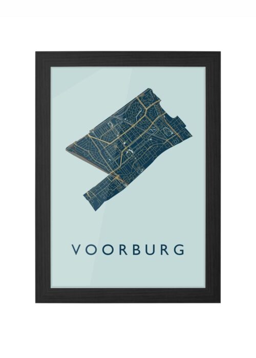 Voorburg Prussian Ingelijst in Zwart lijst Kopen | Kunst in Kaart