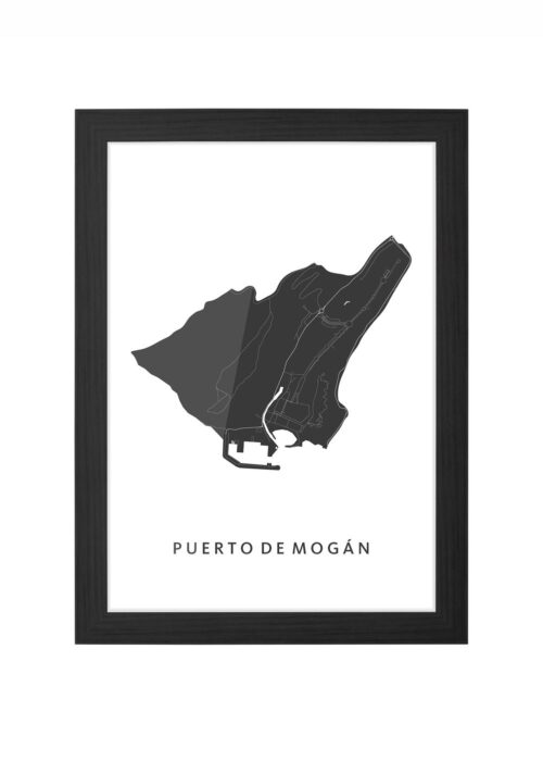 Puerto de Mogán Stadskaart Poster Kopen