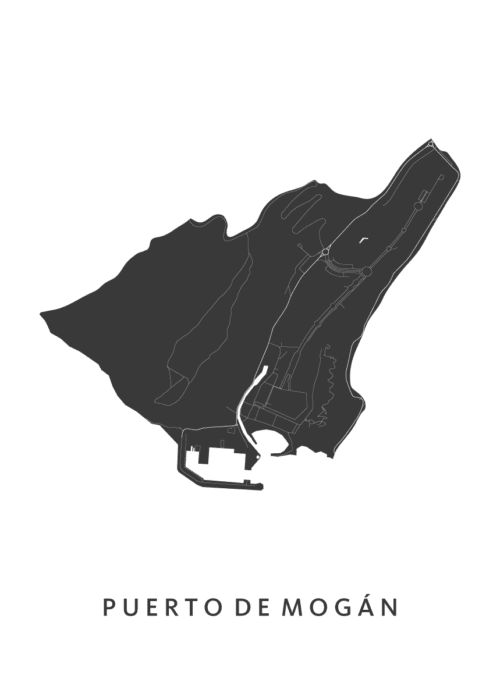 Puerto de Mogán Kaart Poster