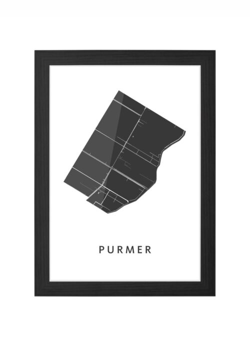 Purmer Ingelijst in Zwart lijst Kopen | Kunst in Kaart