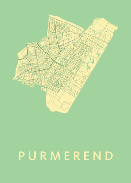 Purmerend Spring Stadskaart Poster Kopen