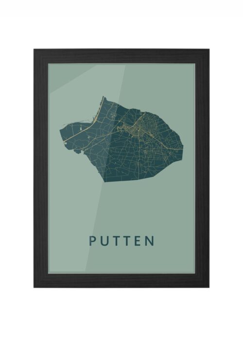 Putten Amazon Ingelijst in Zwart lijst Kopen | Kunst in Kaart