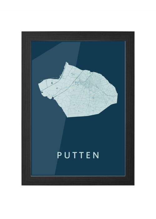 Putten Feldgrau Ingelijst in Zwart lijst Kopen | Kunst in Kaart