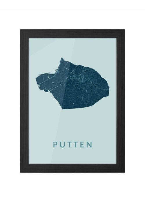 Putten Mint Ingelijst in Zwart lijst Kopen | Kunst in Kaart