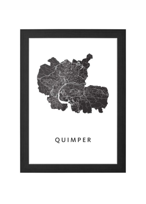 Quimper Ingelijst in Zwart lijst Kopen | Kunst in Kaart
