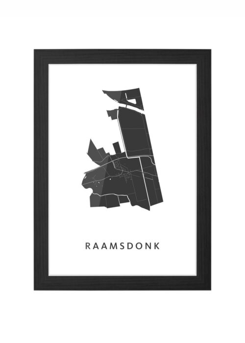 Raamsdonk Ingelijst in Zwart lijst Kopen | Kunst in Kaart