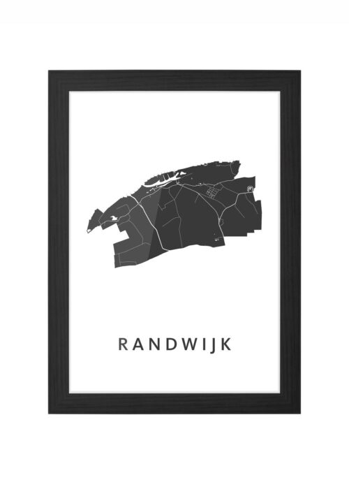 Randwijk Ingelijst in Zwart lijst Kopen | Kunst in Kaart