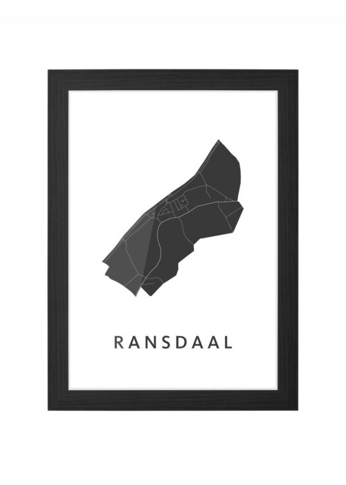 Ransdaal Ingelijst in Zwart lijst Kopen | Kunst in Kaart