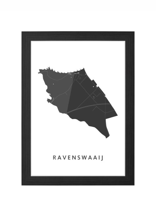 Ravenswaaij Ingelijst in Zwart lijst Kopen | Kunst in Kaart