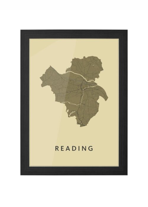 Reading GoldenRod Ingelijst in Zwart lijst Kopen | Kunst in Kaart