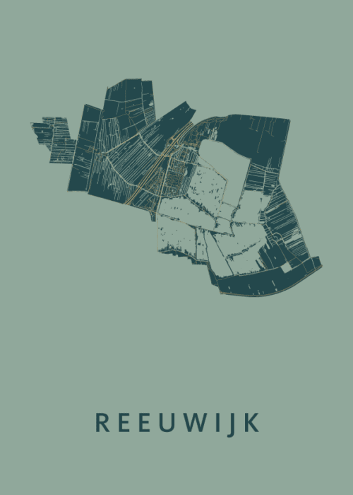 Reeuwijk Amazon Stadskaart Poster Kopen