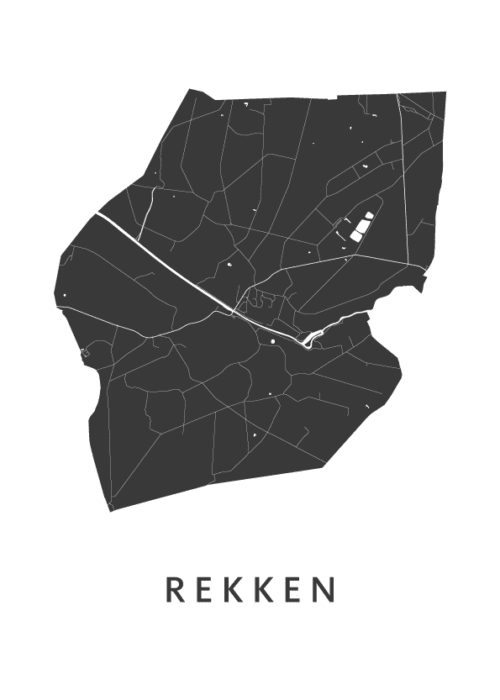 Rekken Stadskaart