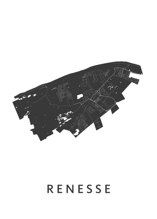 Renesse Kaart Poster