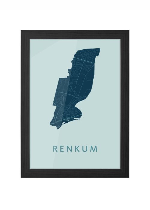 Renkum Mint Ingelijst in Zwart lijst Kopen | Kunst in Kaart